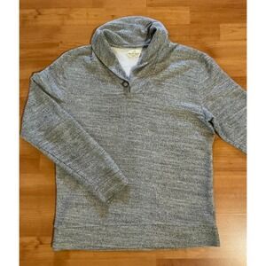 Marine Layer Shawl Collar Pullover Sweater • Heather‎ Gray • Men's M